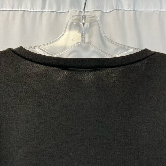 Les Amis Womens Sweatshirt Multicolor Mixed Print Long Sleeve High Low Stripes S - Picture 4 of 11